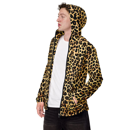 Men’s windbreaker - Mosaic Cheetah