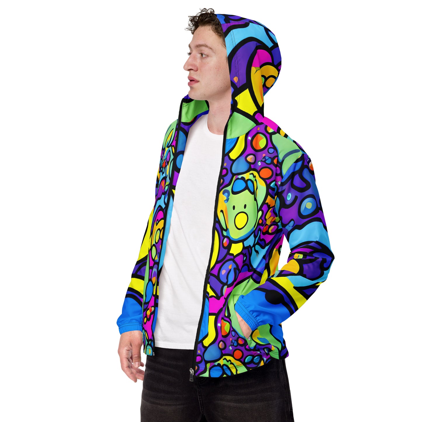 Men’s windbreaker - Mystic Marbles