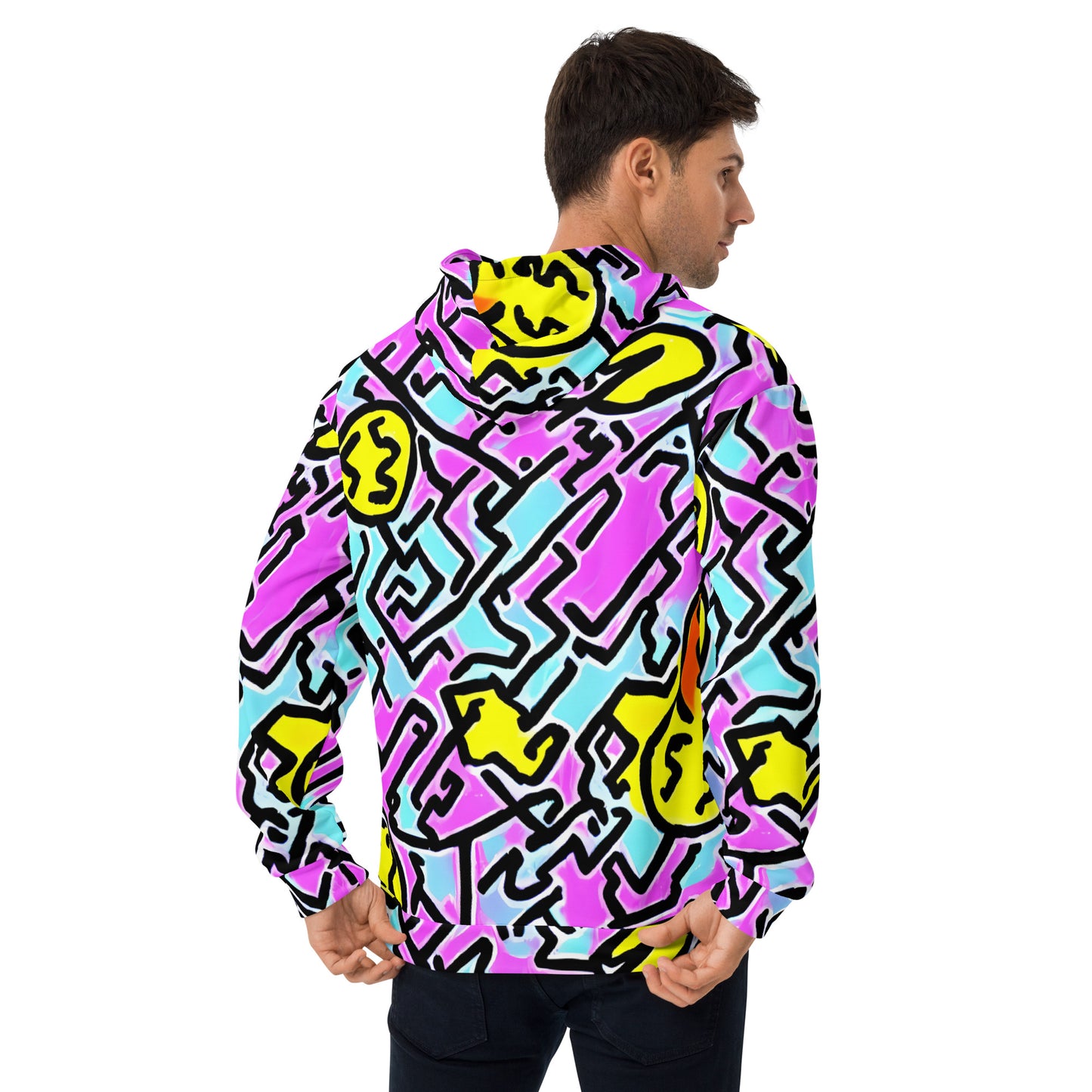 Unisex Hoodie - Punky Scribbles