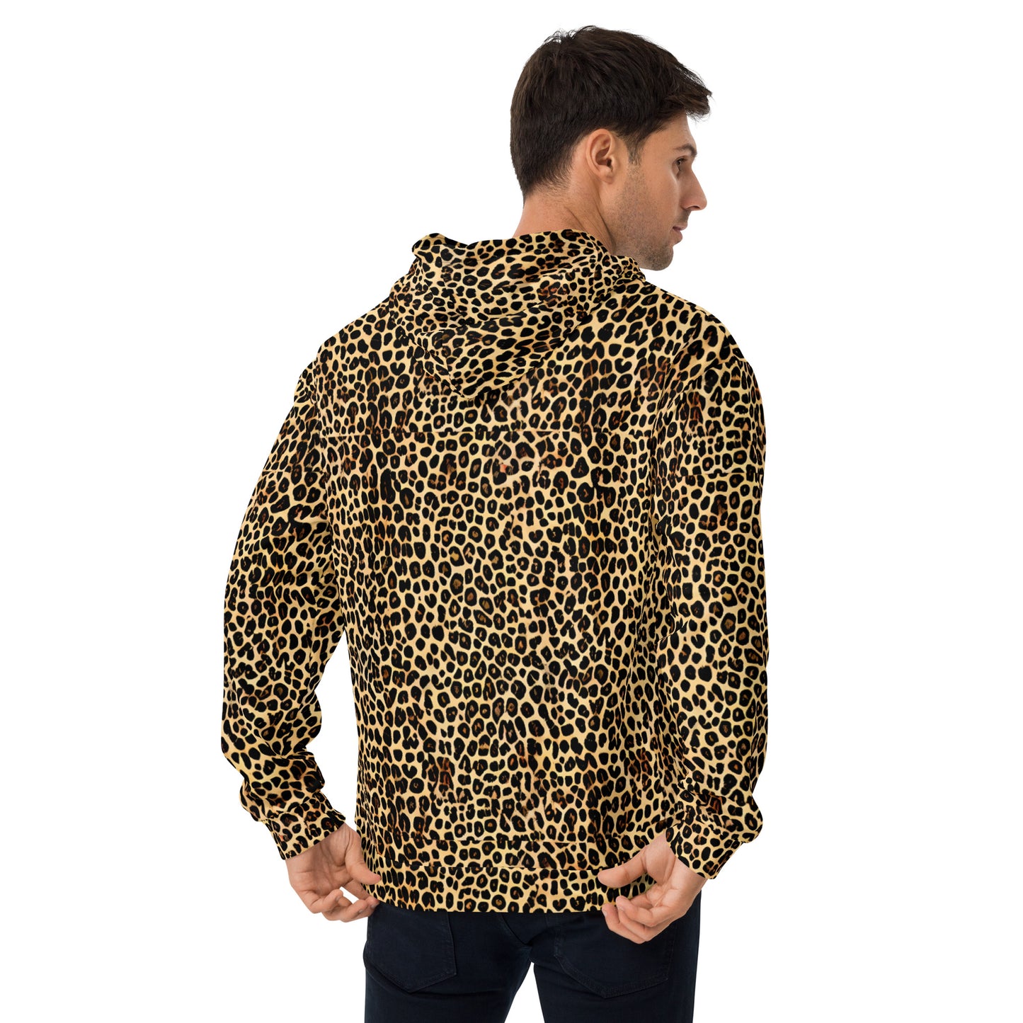 Men's Hoodie - Mosaic Cheetah