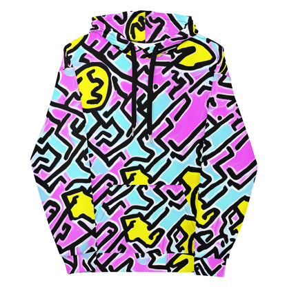 Unisex Hoodie - Punky Scribbles