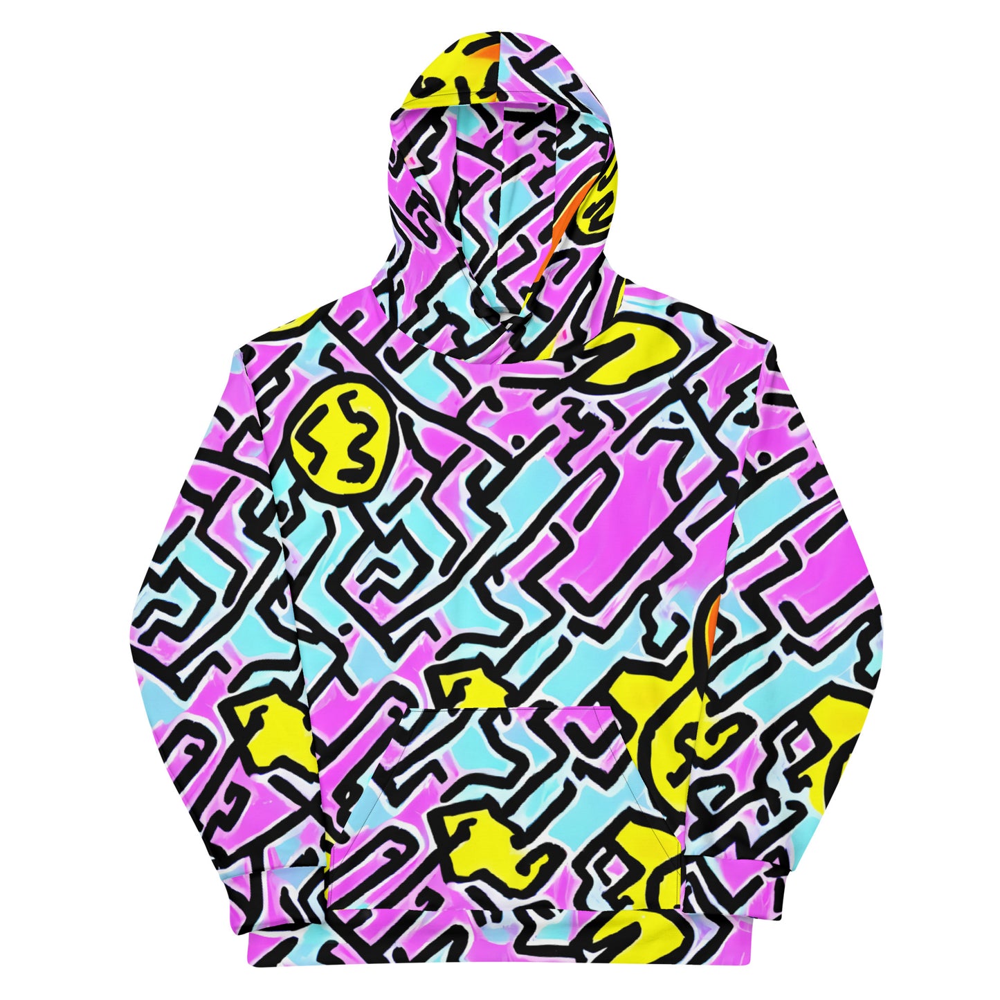 Unisex Hoodie - Punky Scribbles