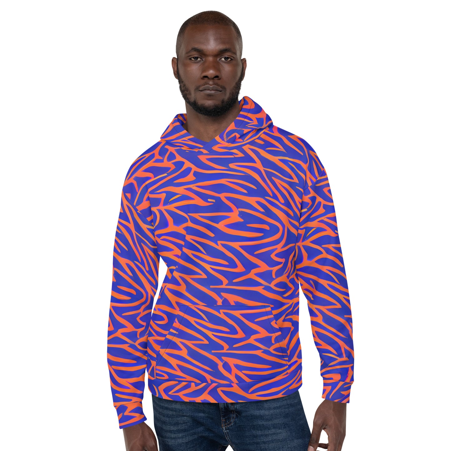 Men's Hoodie - Azure Twist