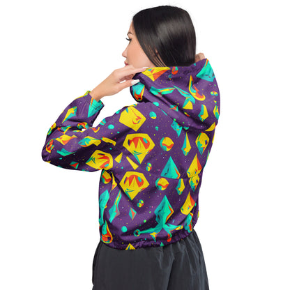 Women’s cropped windbreaker - Melting Rain