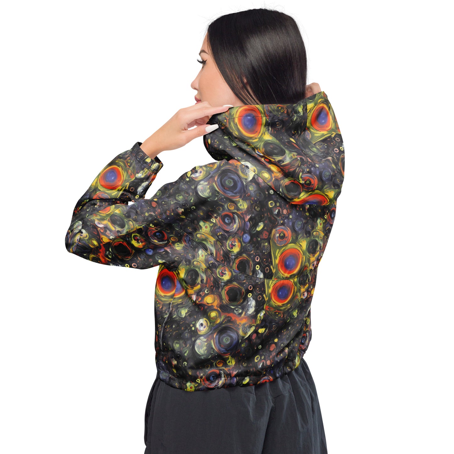 Women’s cropped windbreaker - Orbital Overture