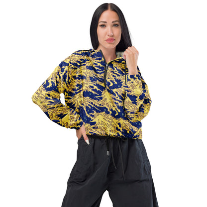 Women’s cropped windbreaker - Astral Peals