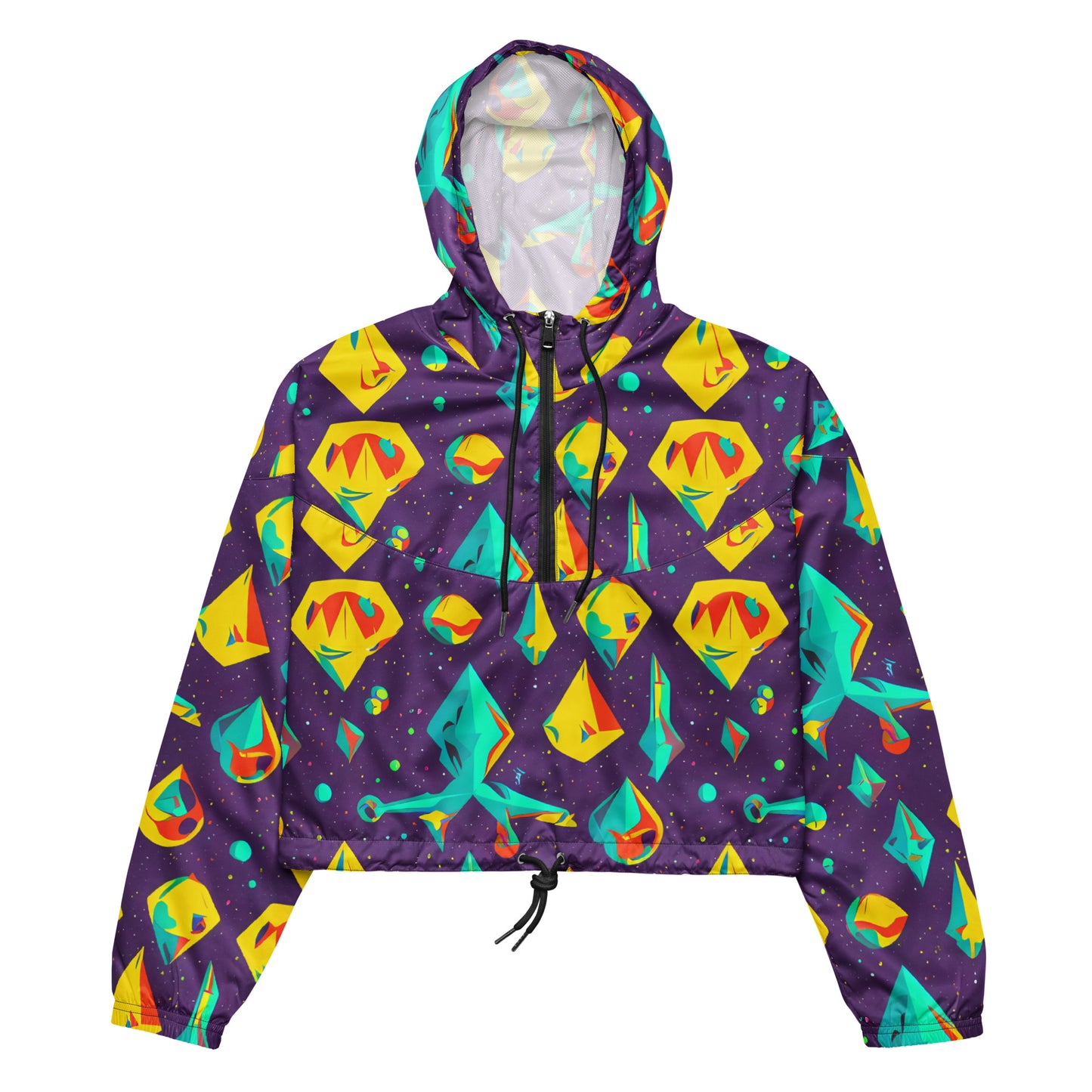 Women’s cropped windbreaker - Melting Rain