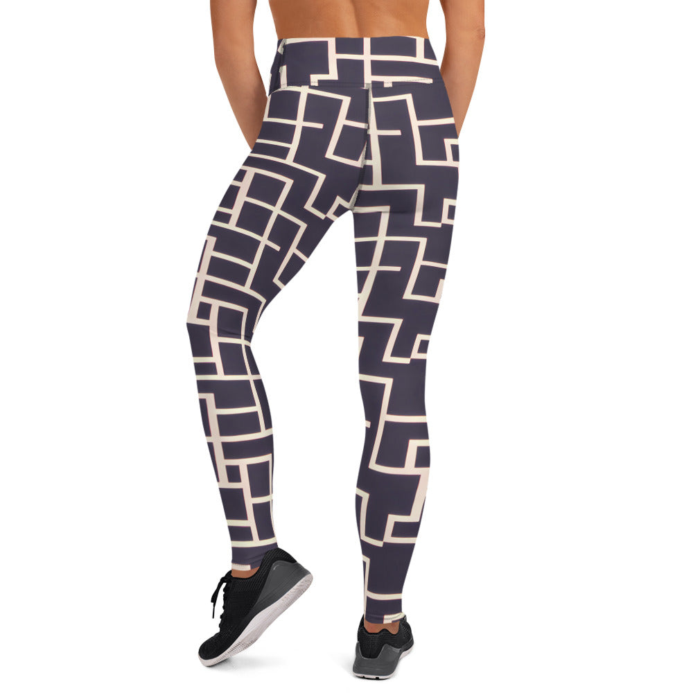 Yoga Leggings - Aurum Maze