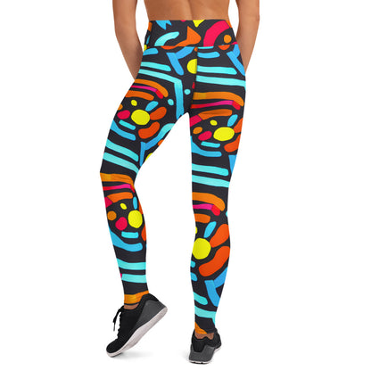 Yoga Leggings - Black River