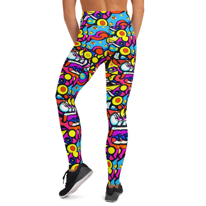 Yoga Leggings - Cosmic Playroom