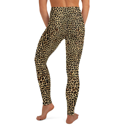 Yoga Leggings - Mosaic Cheetah