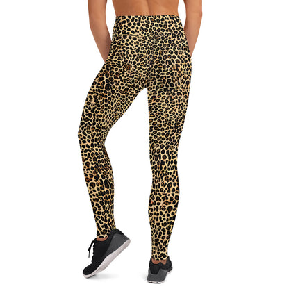 Yoga Leggings - Mosaic Cheetah