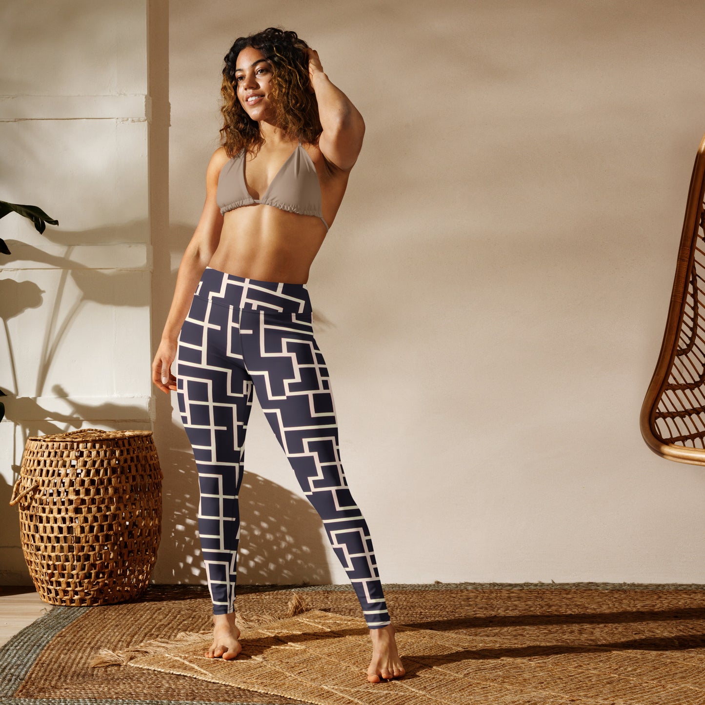 Yoga Leggings - Aurum Maze