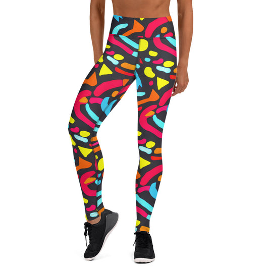 Yoga Leggings - Black River