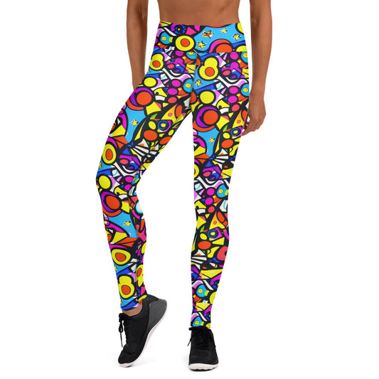 Yoga Leggings - Cosmic Playroom