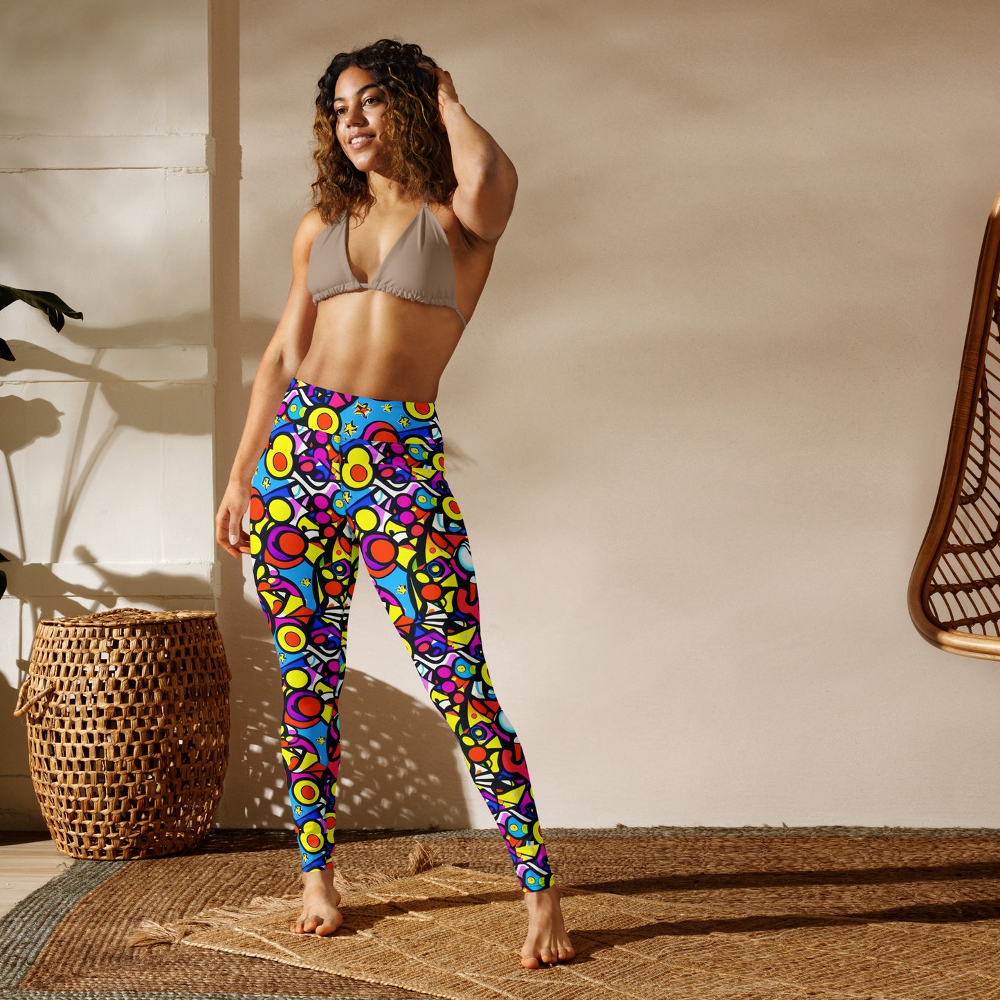 Yoga Leggings - Cosmic Playroom