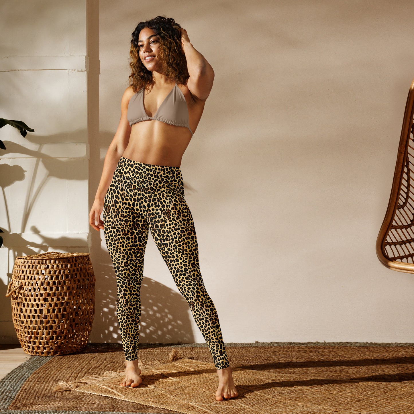 Yoga Leggings - Mosaic Cheetah