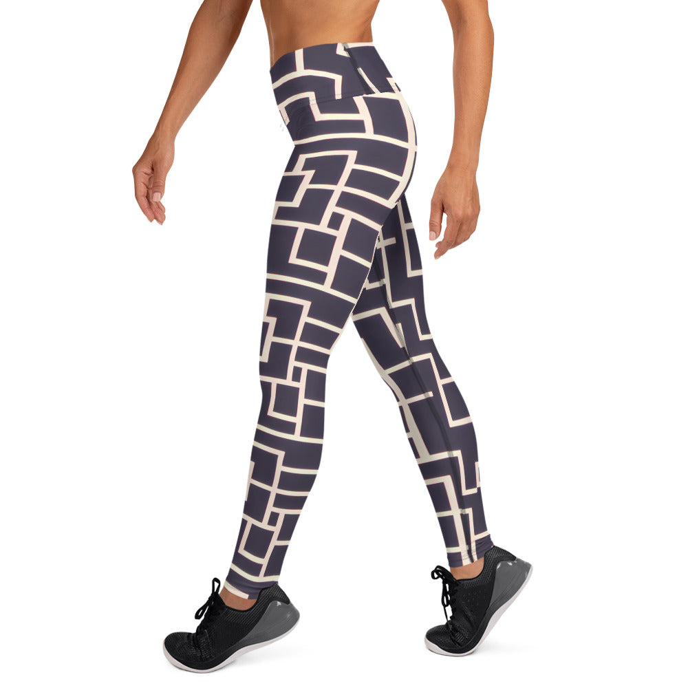 Yoga Leggings - Aurum Maze