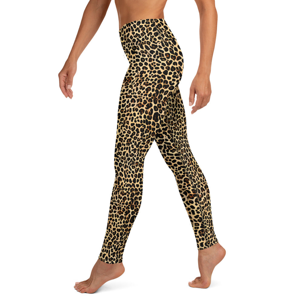 Yoga Leggings - Mosaic Cheetah