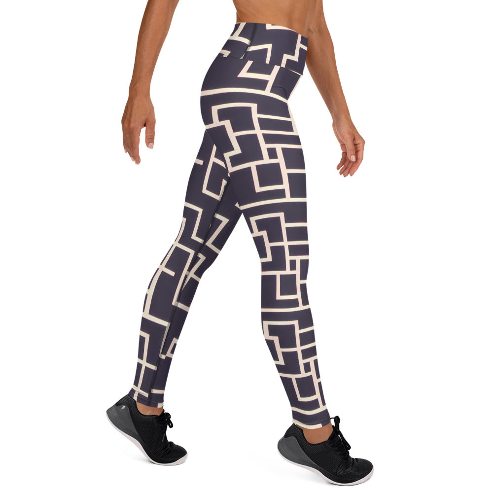 Yoga Leggings - Aurum Maze