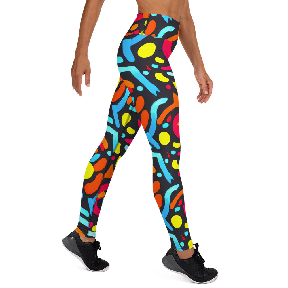 Yoga Leggings - Black River