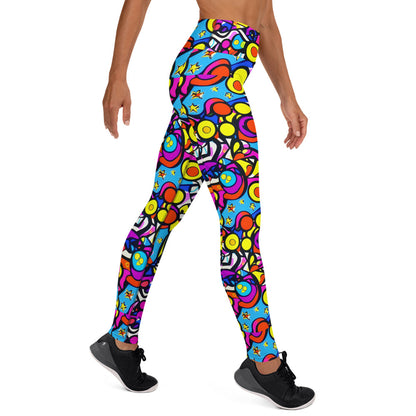 Yoga Leggings - Cosmic Playroom