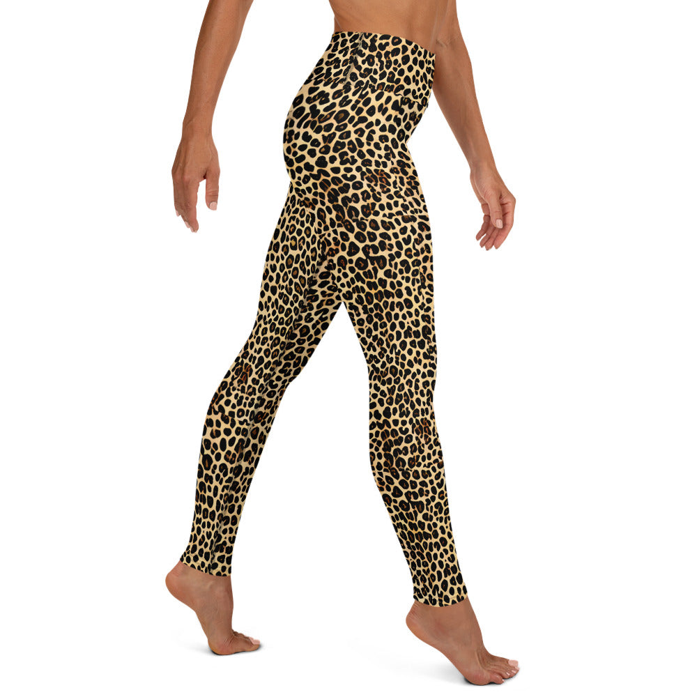 Yoga Leggings - Mosaic Cheetah