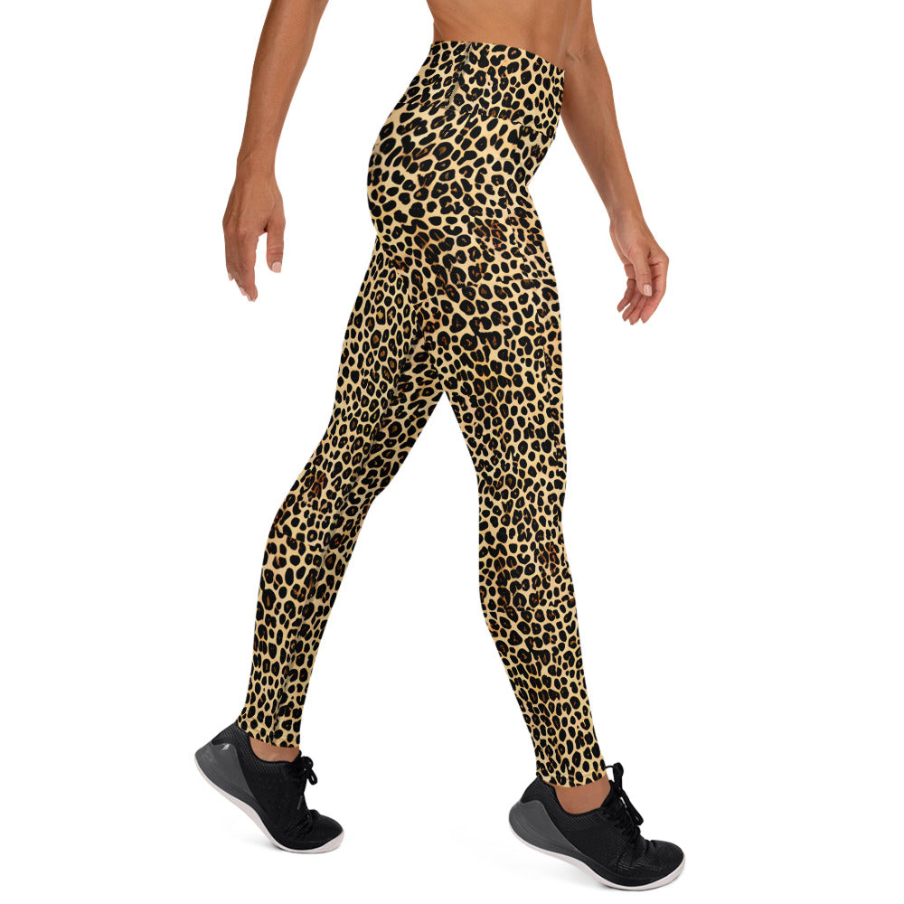 Yoga Leggings - Mosaic Cheetah