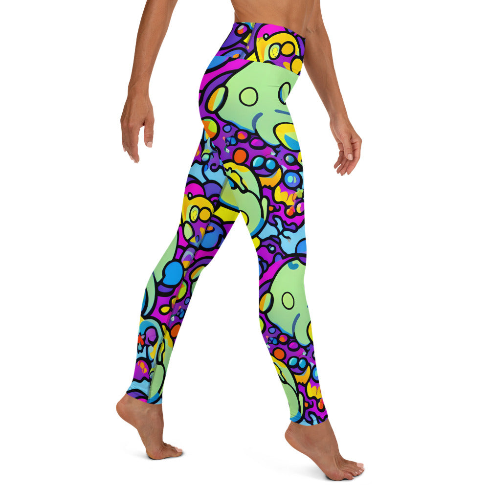 Yoga Leggings - Mystic Marbles