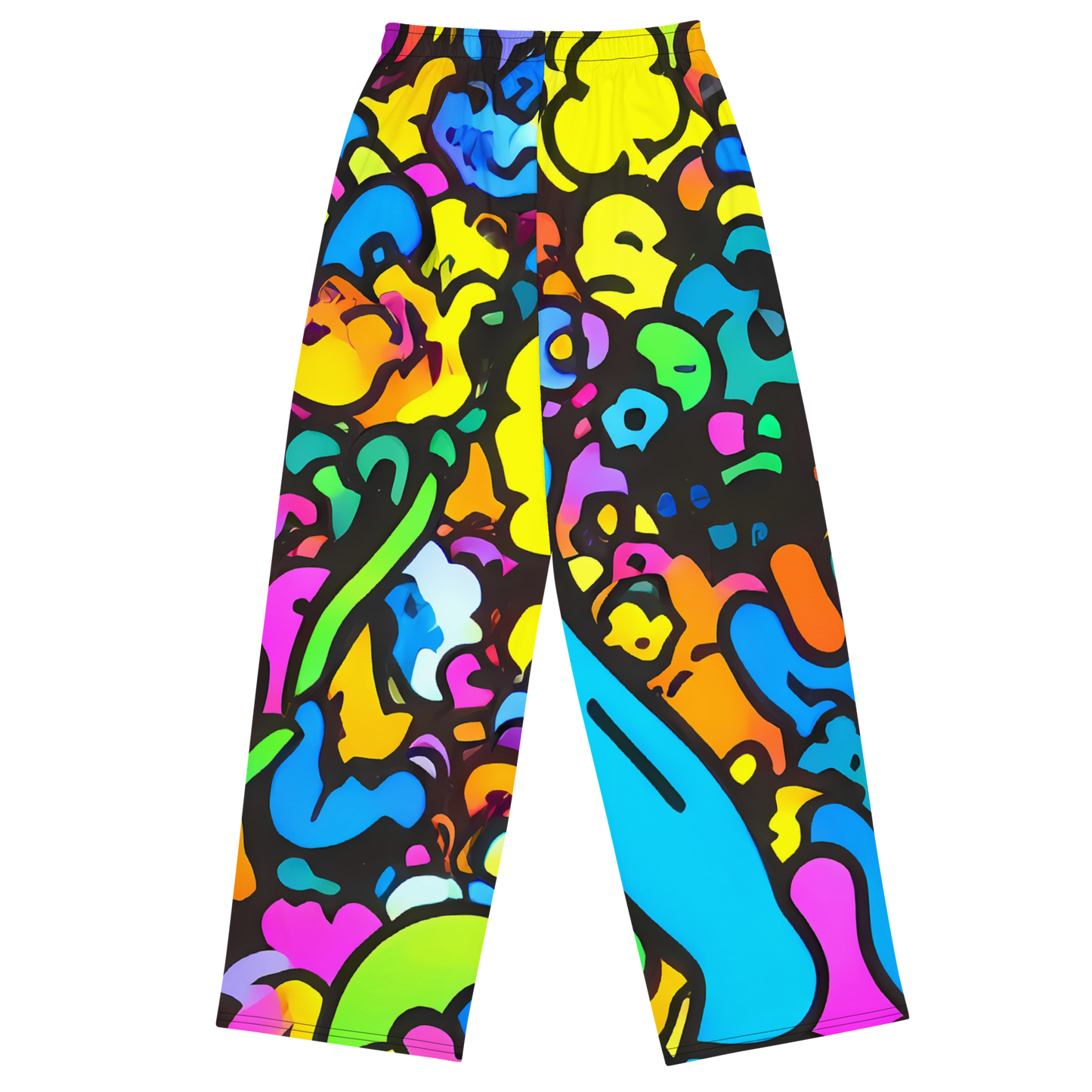 Wide-Leg Pants - Kaleidoscope Garden