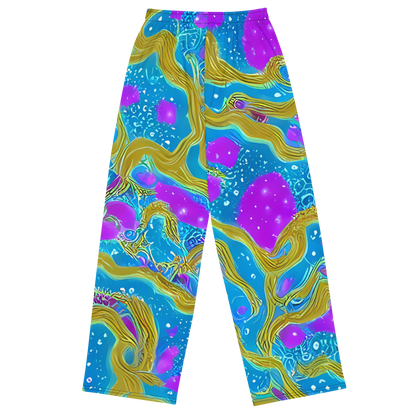 Wide-Leg Pants - Mystic Waves