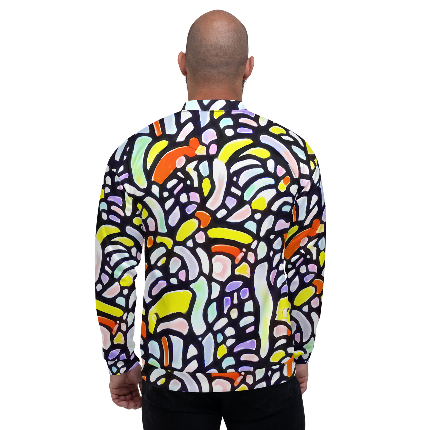 Bomber Jacket - Cubist Carousel