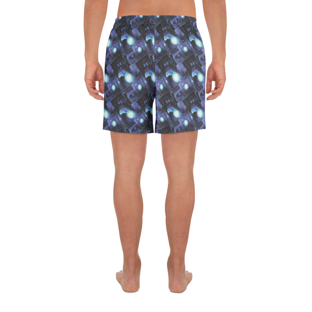 Men's Athletic Shorts - Galactic Circuit