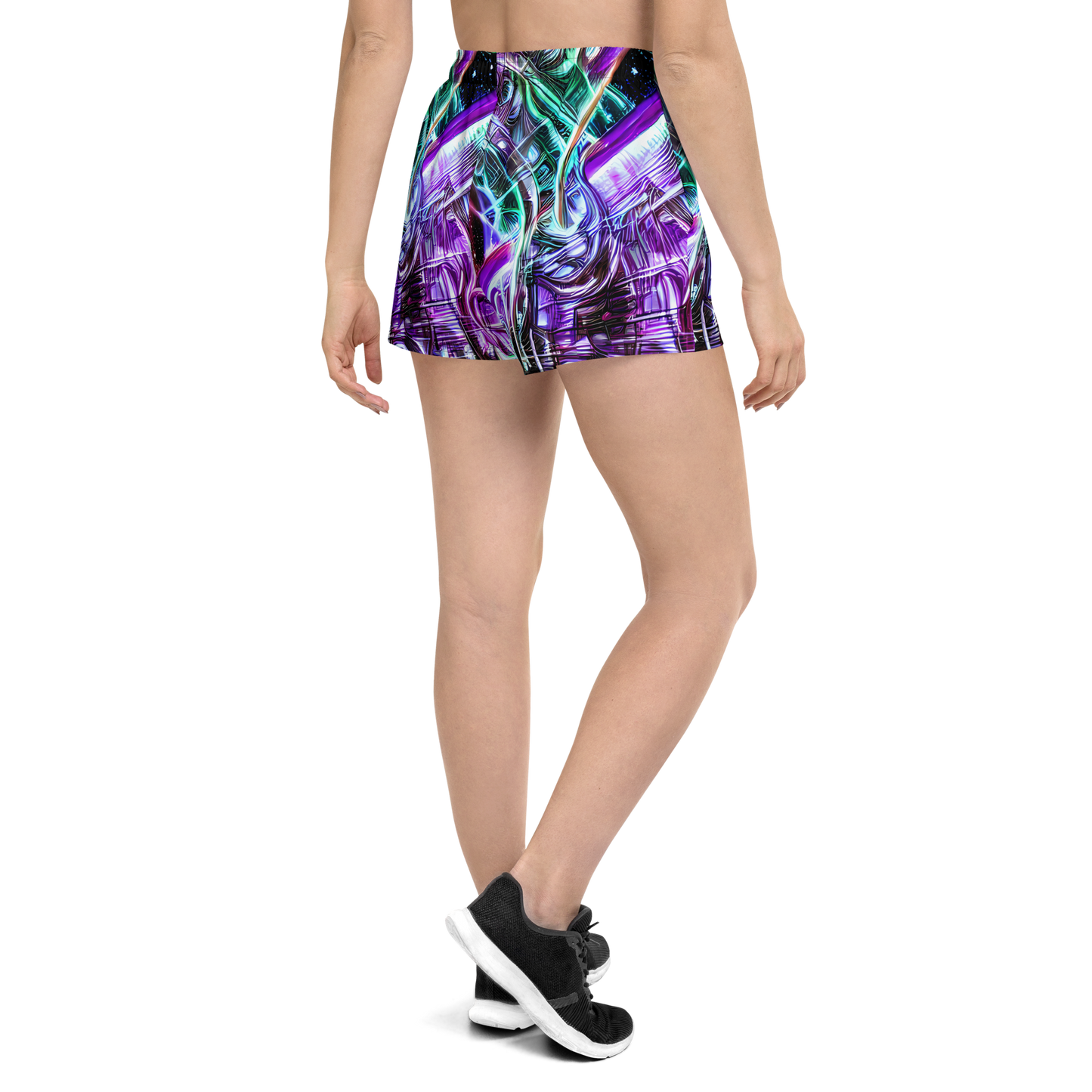 Women’s Athletic Shorts - Nebula Fusions