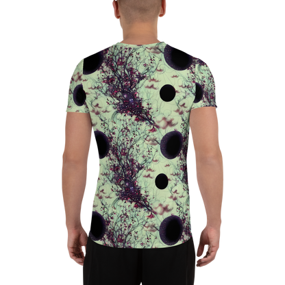 Men's Athletic T-Shirt - Celestial Bloom