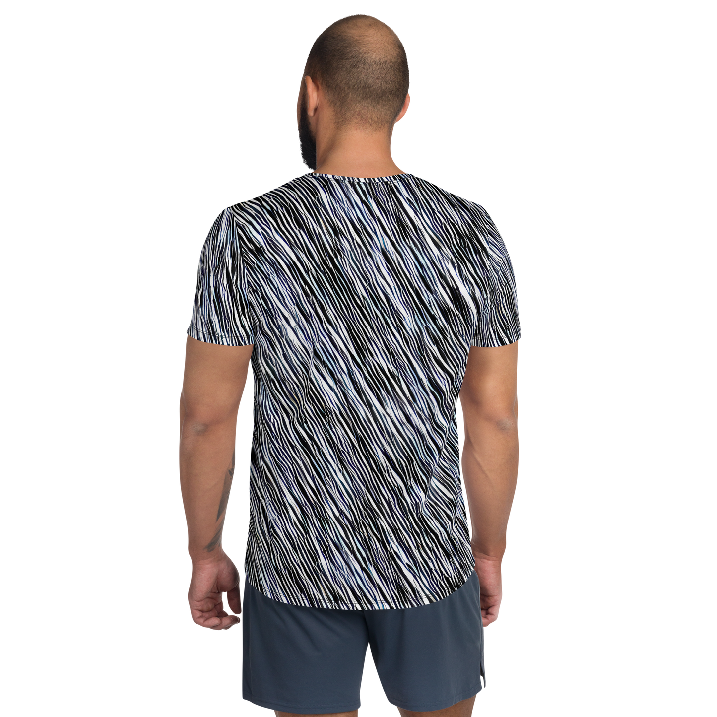 Men's Athletic T-Shirt - Dupain Waves