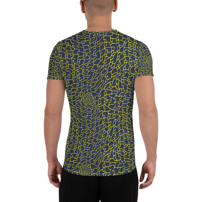 Men's Athletic T-Shirt - Nightshade Maze