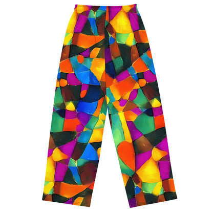Wide-Leg Pants - Galactic Jigsaw