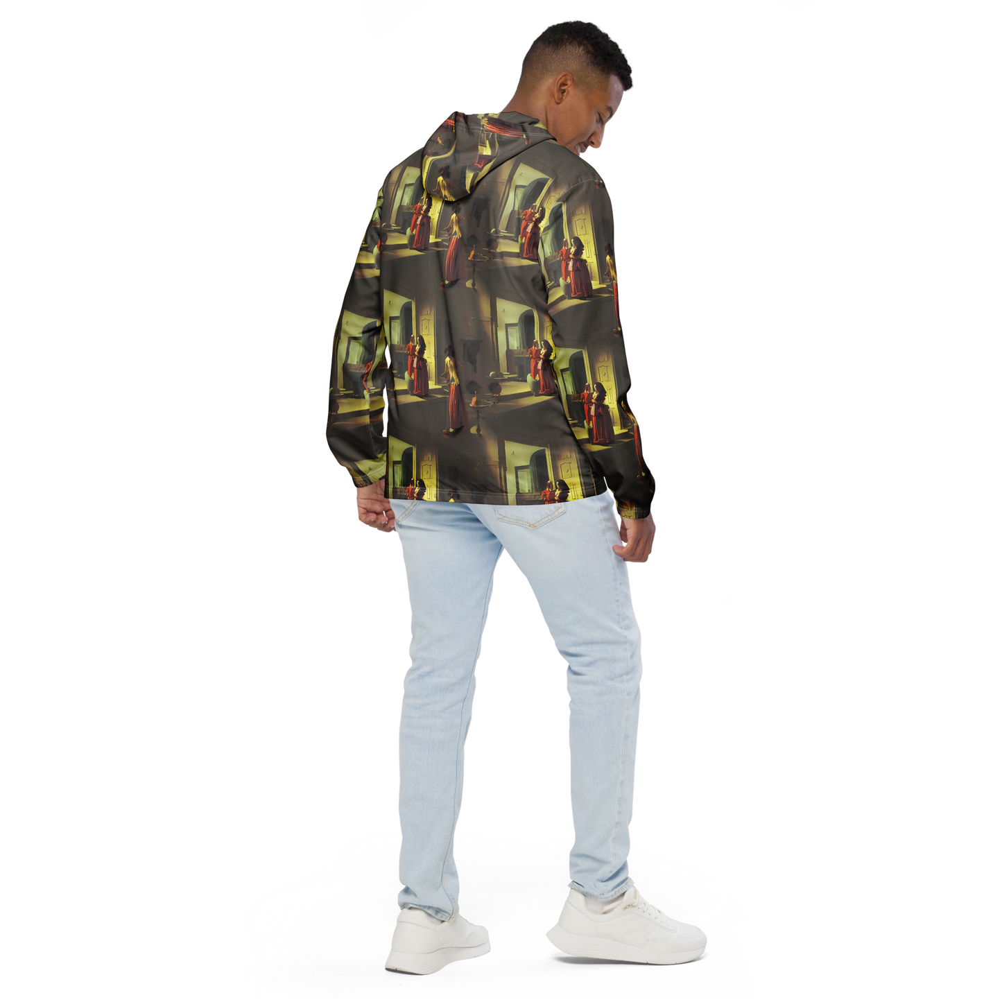 Men's Windbreaker - Surreal Shadows