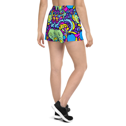 Women’s Athletic Shorts - Enchanted Orbs