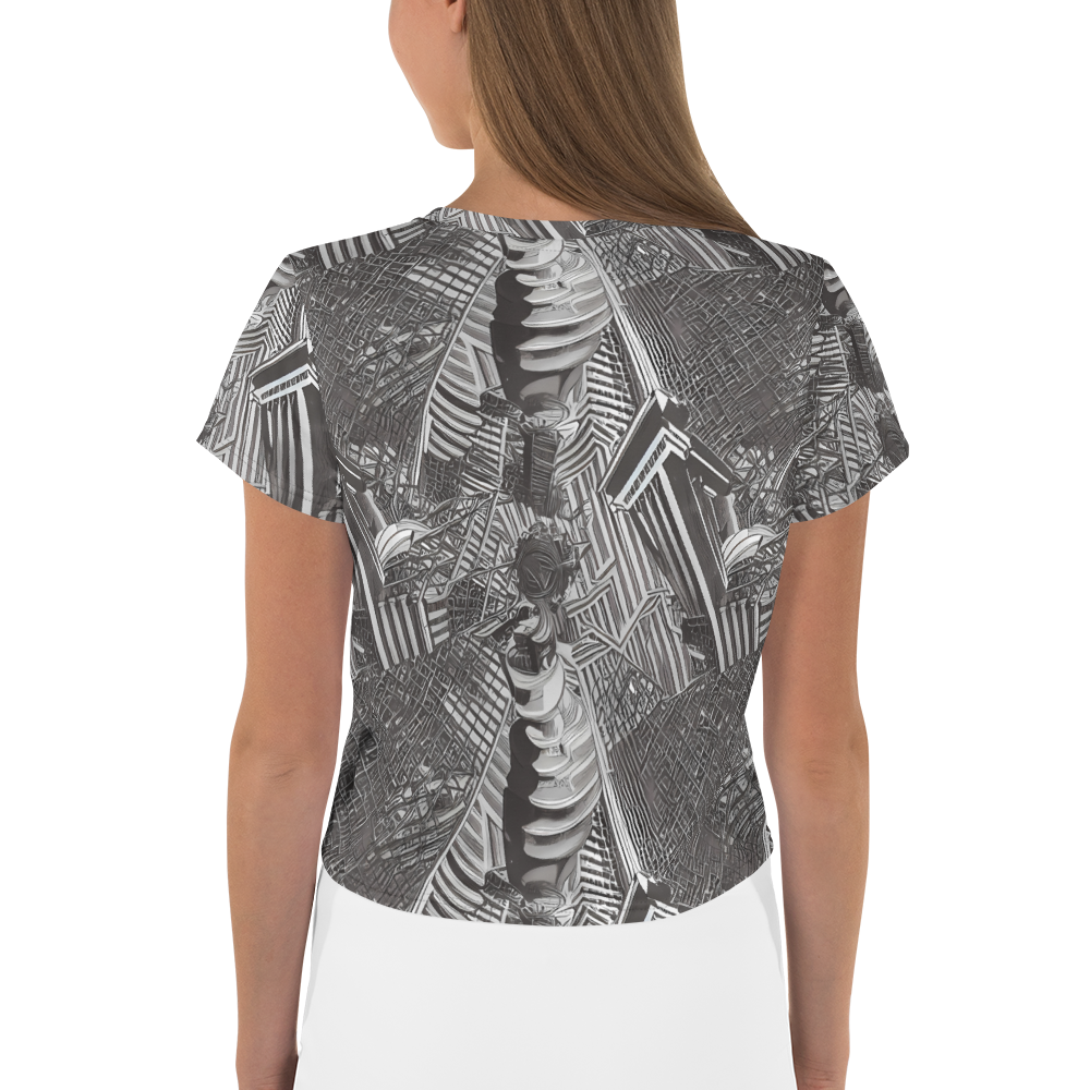 Women's Crop Tee - Piranesi's Web