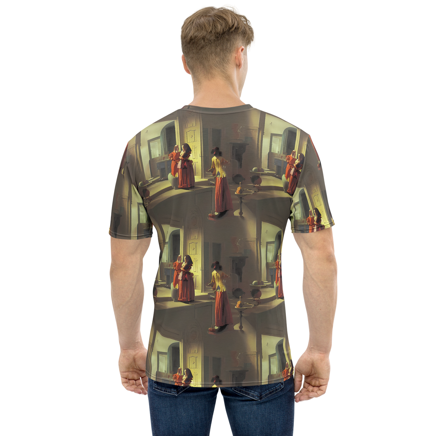 Men's Crew Neck T-Shirt - Surreal Shadows