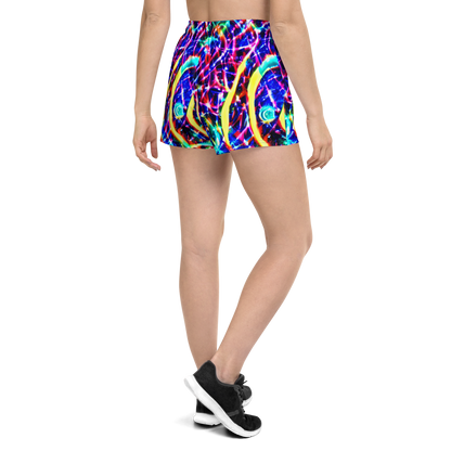 Women’s Athletic Shorts - Fynesian Galaxy