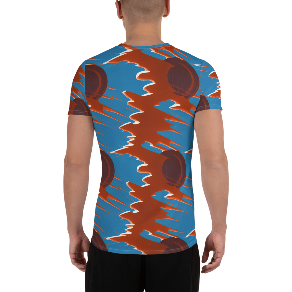 Men's Athletic T-Shirt - Desert Vortex