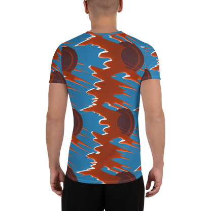 Men's Athletic T-Shirt - Desert Vortex