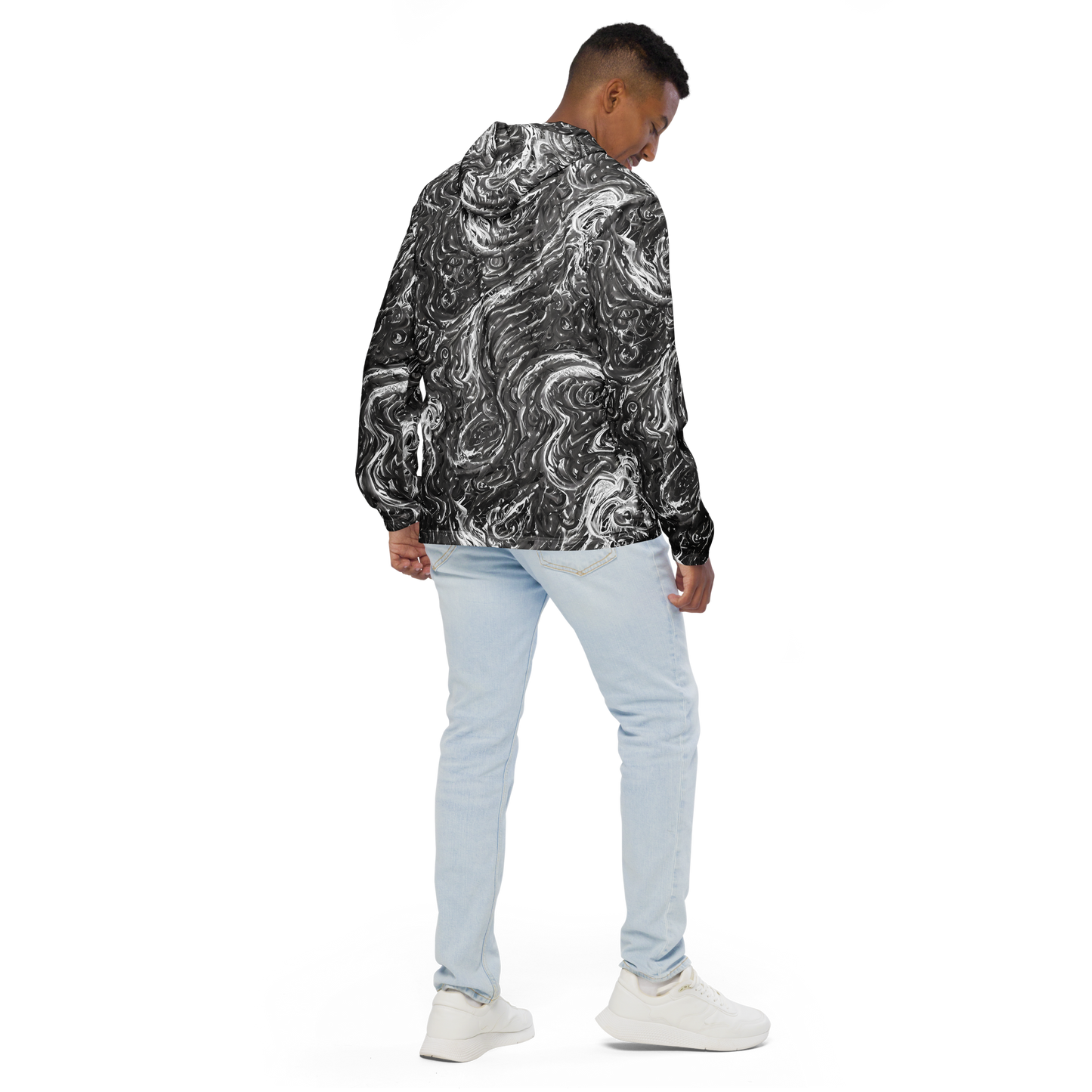 Men's Windbreaker - Nebulous Night