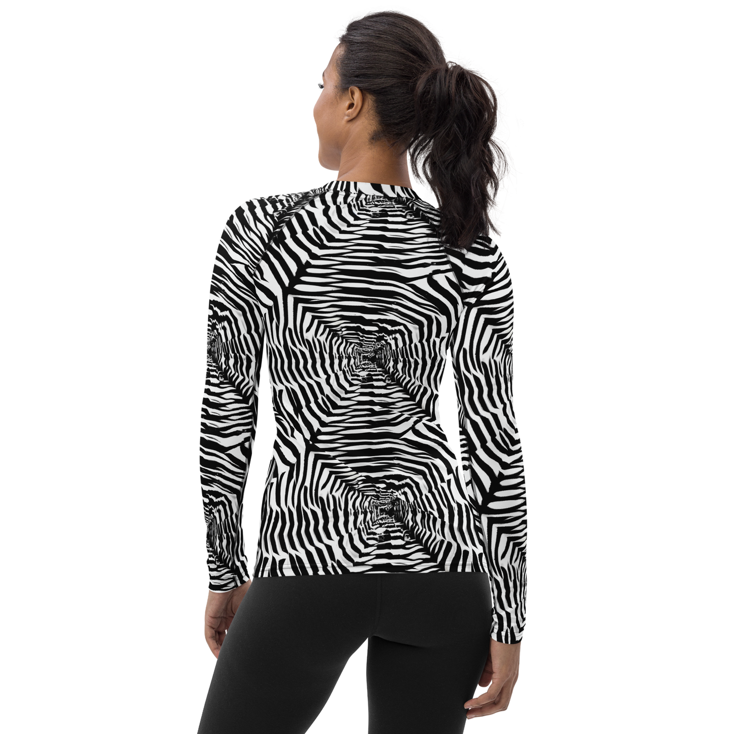 Women's Rash Guard - Shadowed Illusions