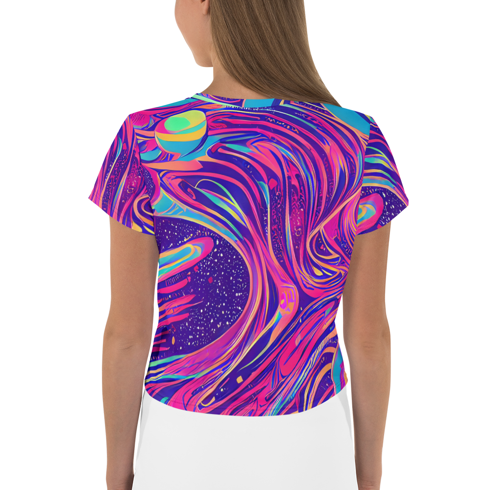 Women's Crop Tee - Nebula Noodles