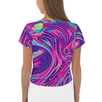 Women's Crop Tee - Nebula Noodles