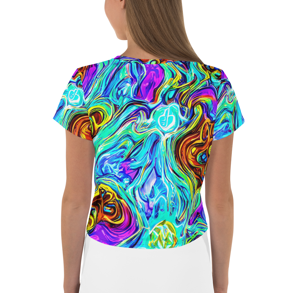 Women's Crop Tee - Mystic Iridescence